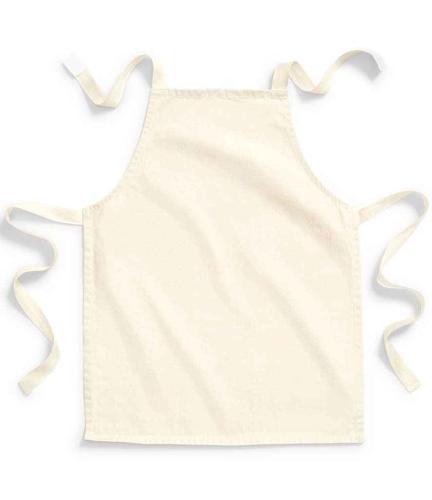 W Mill FairTrade Kids Craft Apron - Natural - ONE